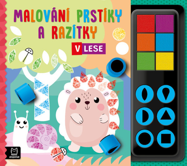 Malování prstíky a razítky V lese - Agata Kaczyńska