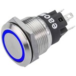 C & K Switches U811J85W3GE223 tlačítko 120 V, 28 V/DC 1 A 1x zap/(zap) červená (š x v) 15.24 mm x 12.70 mm 1 ks Bulk