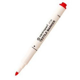 Značkovač Centropen 2739 na textil - červený