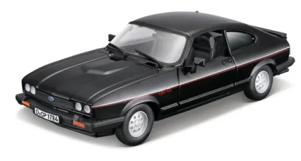 Bburago Ford Capri 1600 GT (1982) černá 1:24