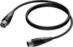 Procab XLR černá / Kabel / XLR (M) - XLR (F) / 0,5 m (CLA901/0.5)