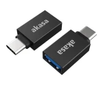 Akasa AK-CBUB62-KT02 adaptér černá / USB-A adaptér / USB-C - USB-A / 2ks (AK-CBUB62-KT02)