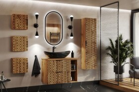 COMAD - Umyvadlo na desku LENA, černá mat 5907611655306