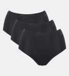 Dámské kalhotky GO Daily Cotton Highwaist 3P - BLACK - černé 0004 - SLOGGI BLACK XXL