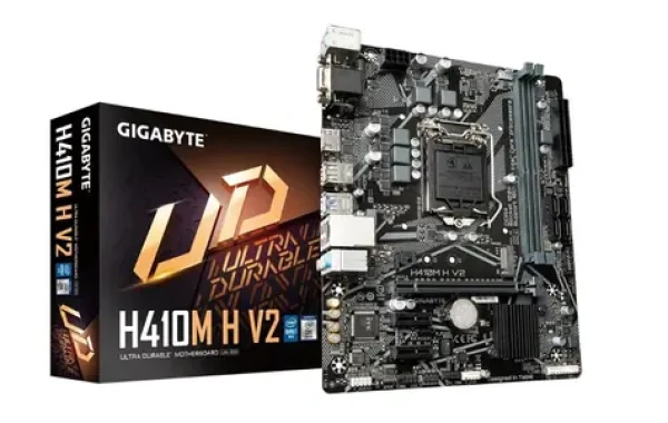 GIGABYTE H410M H V2 / H410 / LGA 1200 / 2x DDR4 / 1x PCIEx16 / 1x LAN / m-ATX (H410M H V2)