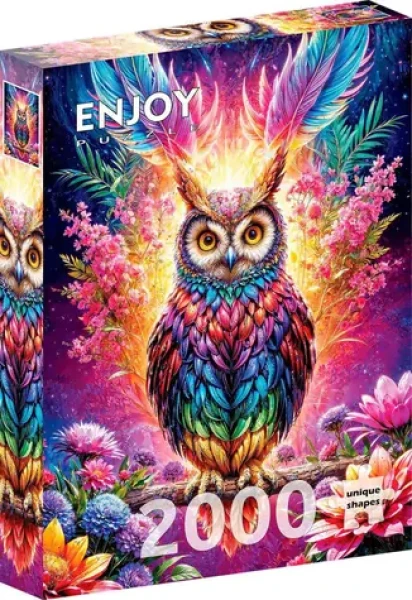 ENJOY Puzzle Neonová sova