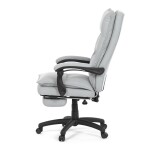 Kancelářské křeslo, synchronní mechanismus, stříbrná látka, KA-Y350 SIL