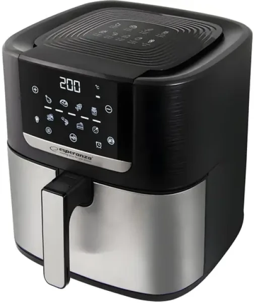 Esperanza EKA004 Pollo Fritto černá / Horkovzdušná fritéza / 1700 W / 8 l / 8 programů / 200 °C (EKA004)