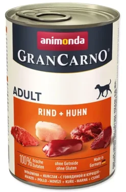 Animonda GranCarno Adult hovězí a kuře / Konzerva pro psy / 400 g (B4-82732)