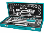 TOTAL-TOOLS Hlavice nástrčné 1/2" / sada 24ks (THT141253)