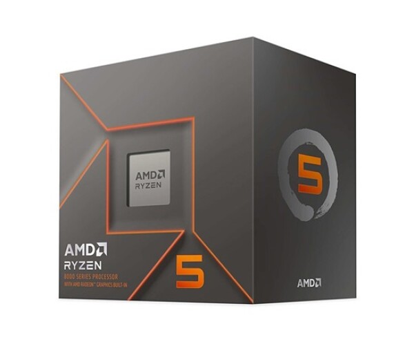 CPU AMD RYZEN 5 8600G, 6-core, až 5.0GHz, 22MB cache, 65W, AMD Radeon 760M Graphics, socket AM5, BOX EDF_232653