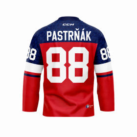 Dres české hokejové reprezentace David Pastrňák #88 2026 CCM Fandres replica - červený Velikost: dětský XS