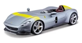 Bburago RACE+PLAY Ferrari Monza SP1 stříbrná