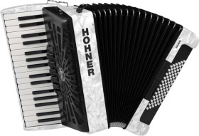 Hohner Bravo III 72 white (SilentKey)