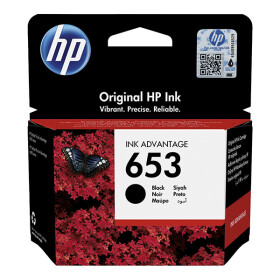 Hewlett-Packard HP 3YM75AE, černá (HP 653) - originál