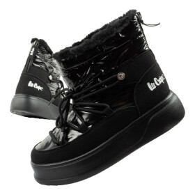 Lee Cooper dámská sportovní obuv zimní trekingová zateplená lakovaná dámské 36