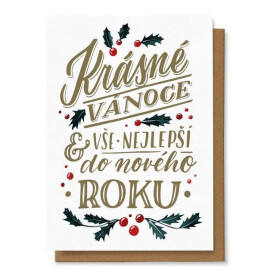 Krásné vánoce a vše nejlepší do nového roku