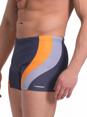 Pánské plavkové boxerky model 18412563 Maxi 3XL4XL - Sesto Senso černá 4XL