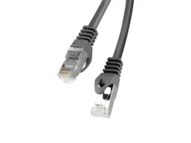 Lanberg CAT6 FTP 0,5 m černá / Patch kabel / RJ45-RJ45 / Fluke Passed (PCF6-10CC-0050-BK)
