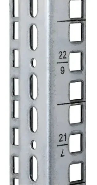 Triton vertikální lišta 4U / čtvercový otvor 9,5x9,5mm (RAX-VL-X04-X1)