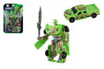 Transformer auto/robot zelený