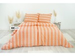 Stanex Ložní povlečení krepové Barunka oranžová (LS175) ROZMĚR: 140x200 cm + polštář (90x70 cm)