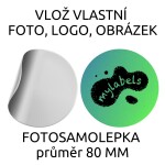 80 mm FOTOSAMOLEPKA (2ks), LOGO