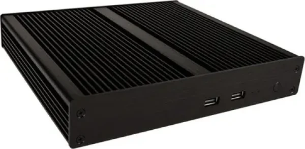Akasa Plato NE Compact 1.4L černá / Mini ITX / možnost pověšení na zeď / hliník / OEM / bez ventilátoru (A-NUC59-M1B)