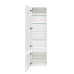Koupelnová skříňka vysoká Naturel Savona 40,2x157x21,7 cm bílá lesk SAVONAV40BI SAVONAV40BI