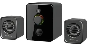 Reproduktory V12 2.1 černé / Reproduktory / 2.1 / 11 W RMS / USB napájení / LED podsvícení (65212)