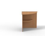 Rohový stůl sestavy Office C543 70×70