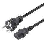 Manhattan černá / Napájecí kabel / CEE7/7 C13 / 3 m / 250 V (328616)