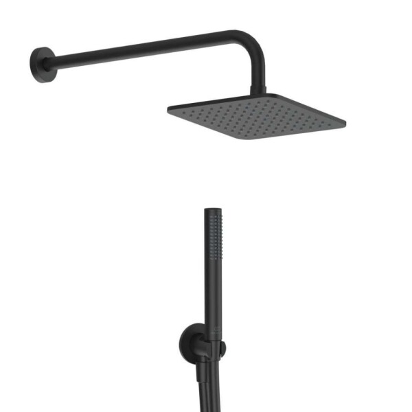 IDEAL STANDARD - Idealrain Sprchový set bez baterie, 20x20 cm, matná černá BD781XG