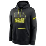 Nike Pánská mikina Cleveland Browns NFL VOLT Hoodie Velikost: 2XL