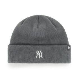 47 Brand Pánská zimní čepice New York Yankees MLB Randle '47 CUFF KNIT Charcoal