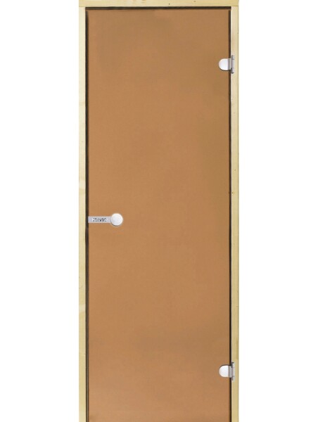 Dveře do sauny HARVIA 7x19, bronzové, 690x1890 mm, borovice CD71901ML