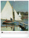 Nástěnný kalendář 2027 Notique Claude Monet, 48 x 56 cm