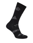 Pánské městské merino ponožky ICEBREAKER Mens Lifestyle_Ultralight Crew Camp Ess, Black/Alloy velikost: 39-41,5 (S)