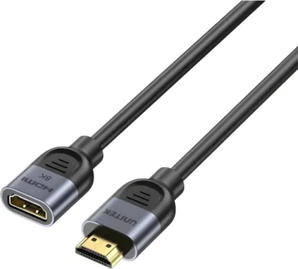 Unitek Prodlužovací kabel HDMI 2.1 / Prodlužovací kabel / HDMI(M)-HDMI(F) / 8K 60Hz / 1,5 m (C11091AGY01-1.5M)