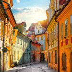 Nástěnný kalendář poznámkový 2027 Notique Praha, 20 x 20 cm