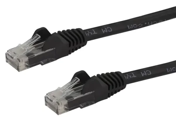 StarTech Snagless černý / Patch kabel / UTP Cat6 / RJ-45 / 10 m / PoE (N6PATC10MBK)