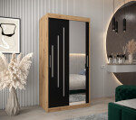 Šatní skříň Abi Y2 Barva korpusu: Bílá, Rozměry: 120 cm, Dveře: Dub artisan