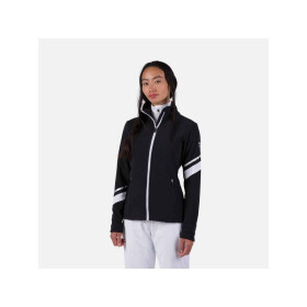 Rossignol W Strawpile Fleece Fz mikina černá XL