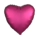 Balónek fóliový Srdce vínové matné - Albi
