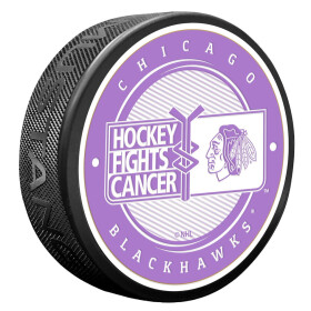 Mustang Puk Chicago Blackhawks NHL Hockey Fights Cancer