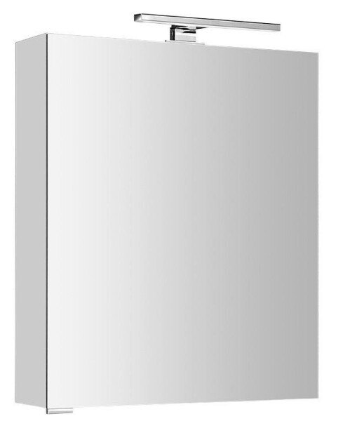 SAPHO - MIRRÓ galerka s LED osvětlením, 60x70x16cm, levá/pravá, bílá MC060-0030