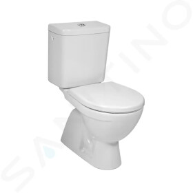 JIKA - Lyra plus WC kombi, Dual Flush, boční napouštění, bílá H8263870002411
