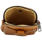 Trendy dámská koženková crossbody kapsa Asirys, tmavě žlutá
