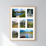 Personalizovaný magický fotoobraz v rámu - 30x40 - koláž fotografií