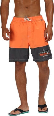 Sportovní plavky/šortky REGATTA RMM010 Bratchmar III Oranžové Oranžová S
